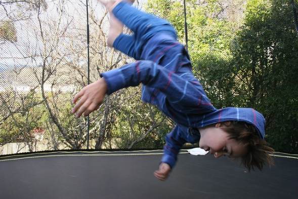 Trampoline veilig